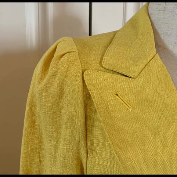 SMYTHE Mildred Linen Blazer, Size 10 - Picture 2 of 12